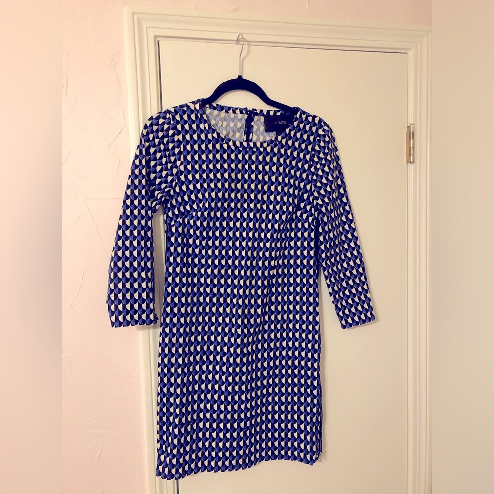 J Crew 3/4 sleeve dress